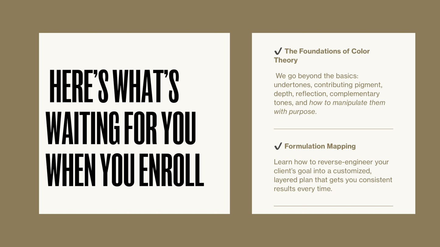 Confidence Behind Formulation- Color Decoded